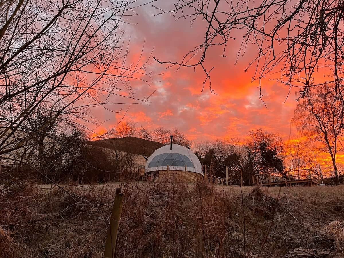 Geodome Beneath The Stars